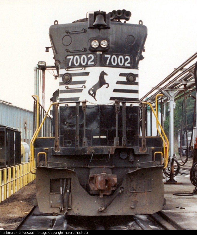 NS 7002 sits at the fuel racks